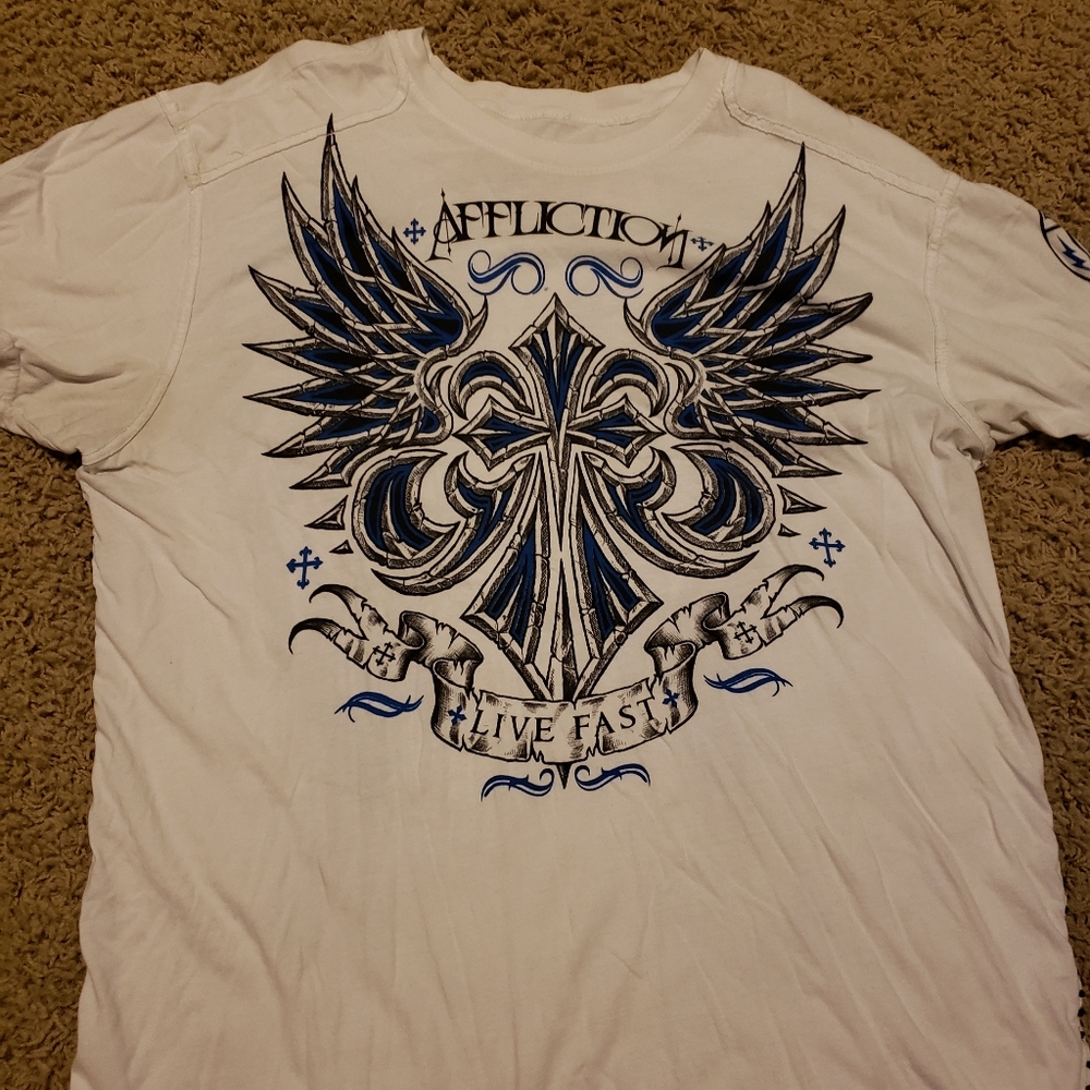 Affliction Mens T-shirt Size XL